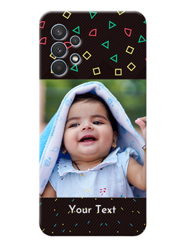 Custom Galaxy A32 custom mobile cases with confetti birthday design