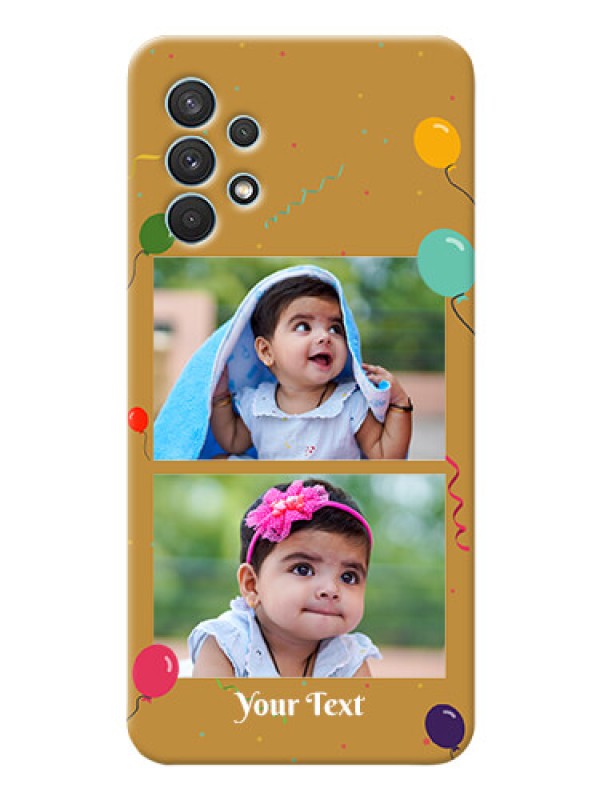 Custom Galaxy A32 Phone Covers: Image Holder with Birthday Celebrations Design