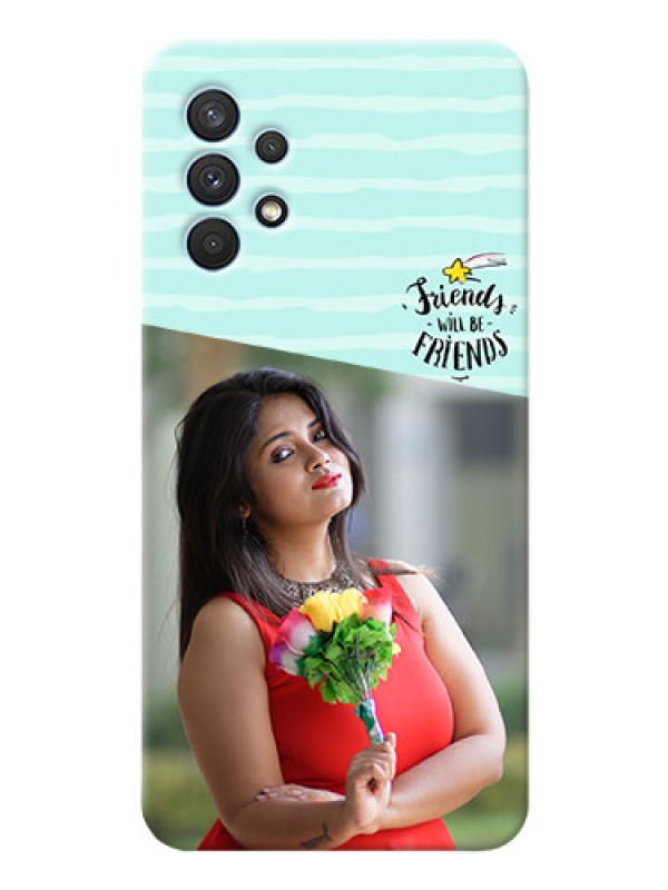 Custom Galaxy A32 Mobile Back Covers: Friends Picture Icon Design