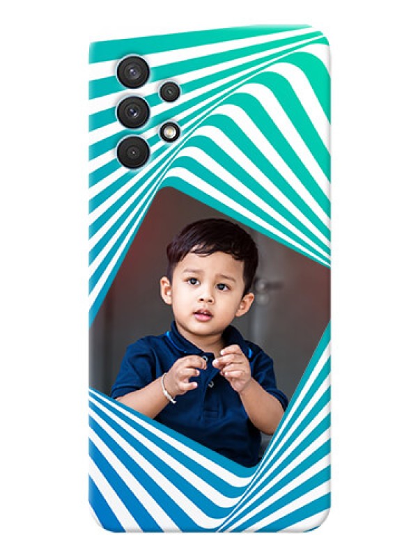 Custom Galaxy A32 Personalised Mobile Covers: Abstract Spiral Design