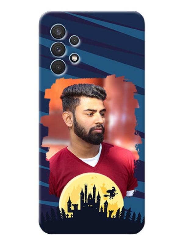 Custom Galaxy A32 Back Covers: Halloween Witch Design 