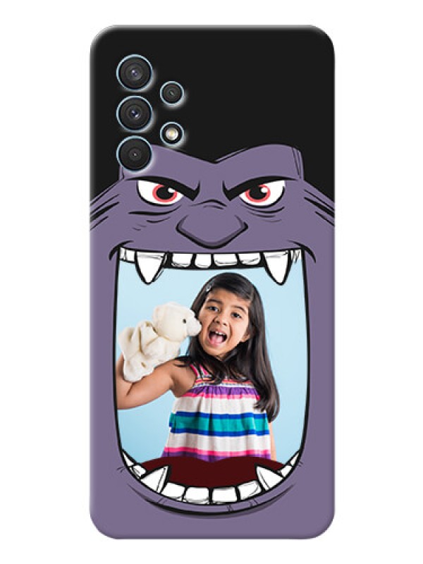 Custom Galaxy A32 Personalised Phone Covers: Angry Monster Design
