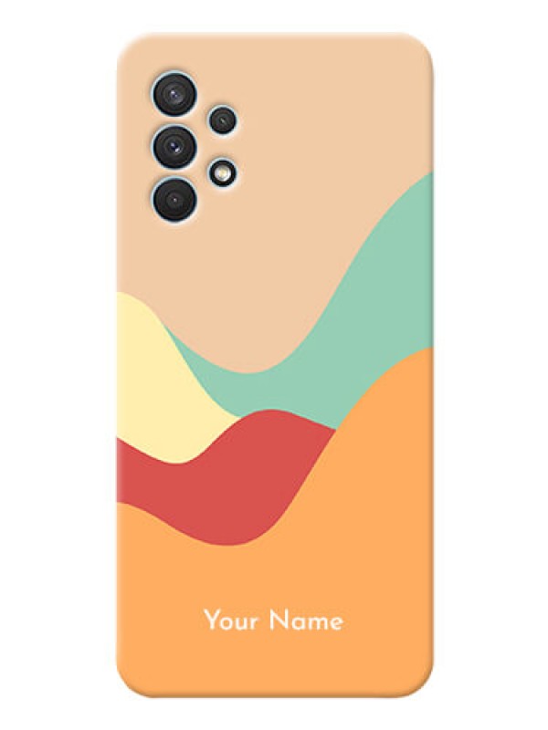 Custom Galaxy A32 Custom Mobile Case with Ocean Waves Multi-colour Design