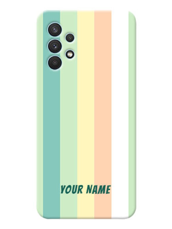 Custom Galaxy A32 Back Covers: Multi-colour Stripes Design