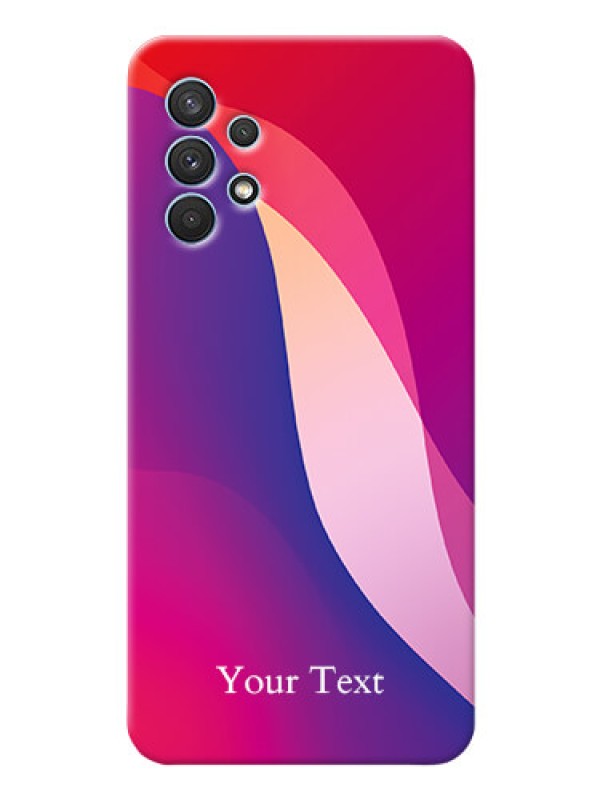 Custom Galaxy A32 Mobile Back Covers: Digital abstract Overlap Design
