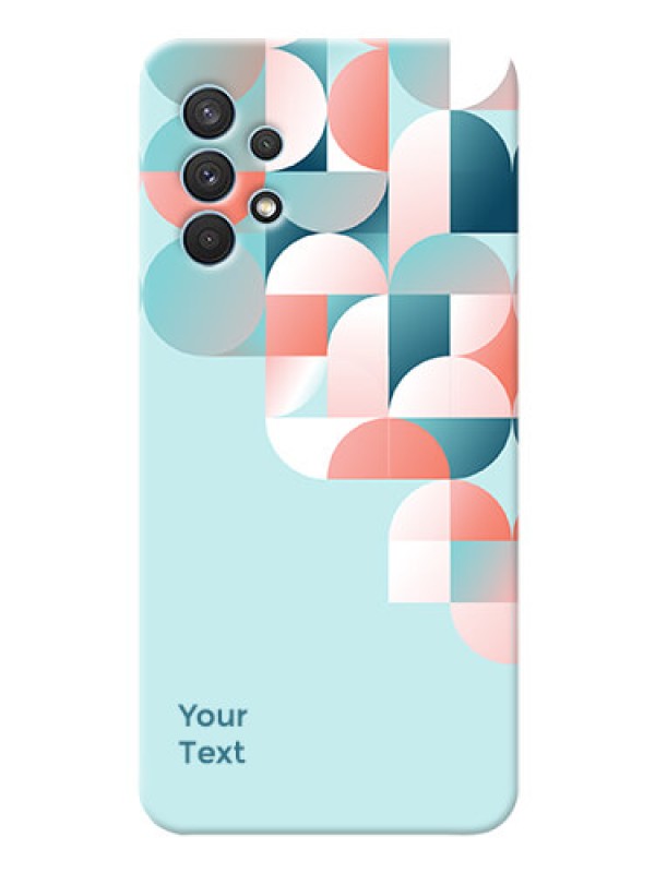 Custom Galaxy A32 Back Covers: Stylish Semi-circle Pattern Design