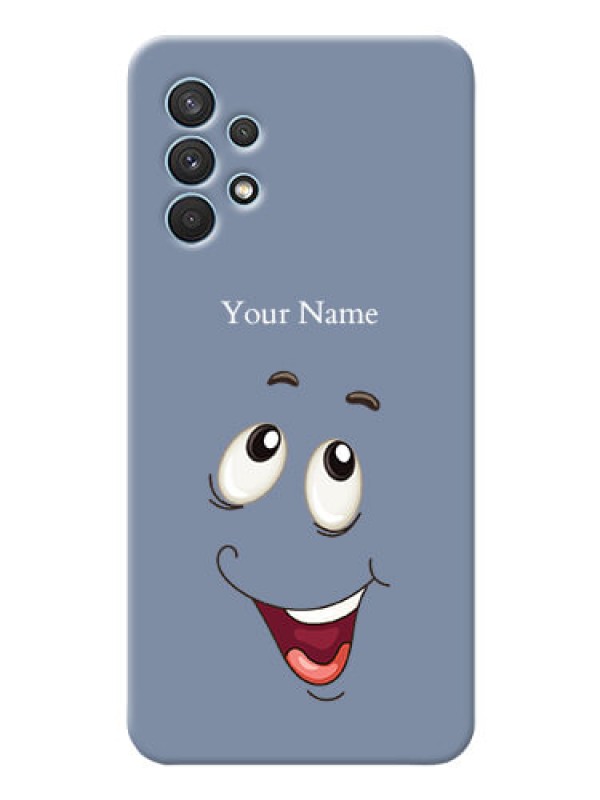 Custom Galaxy A32 Phone Back Covers: Laughing Cartoon Face Design