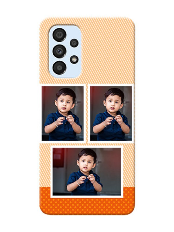 Custom Galaxy A33 5G Mobile Back Covers: Bulk Photos Upload Design