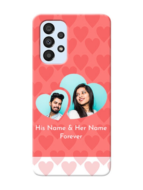 Custom Galaxy A33 5G personalized phone covers: Couple Pic Upload Design
