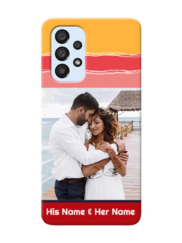 Custom Galaxy A33 5G custom mobile phone covers: Colorful Case Design