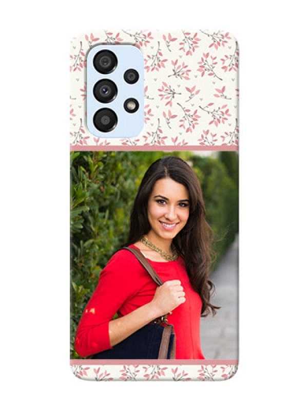 Custom Galaxy A33 5G Back Covers: Premium Floral Design