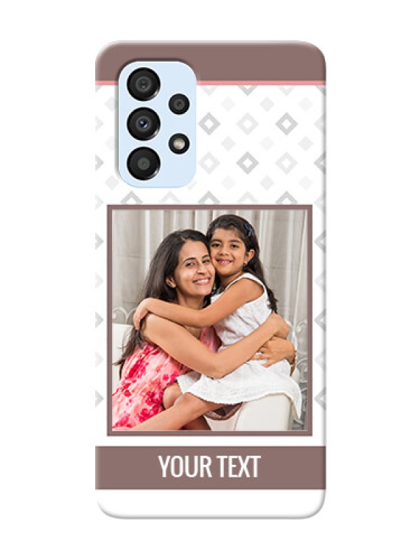 Custom Galaxy A33 5G custom back covers: Simple Diamond Design