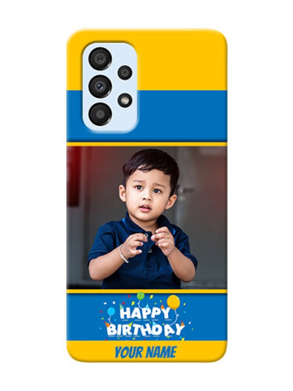 Custom Galaxy A33 5G Mobile Back Covers Online: Birthday Wishes Design