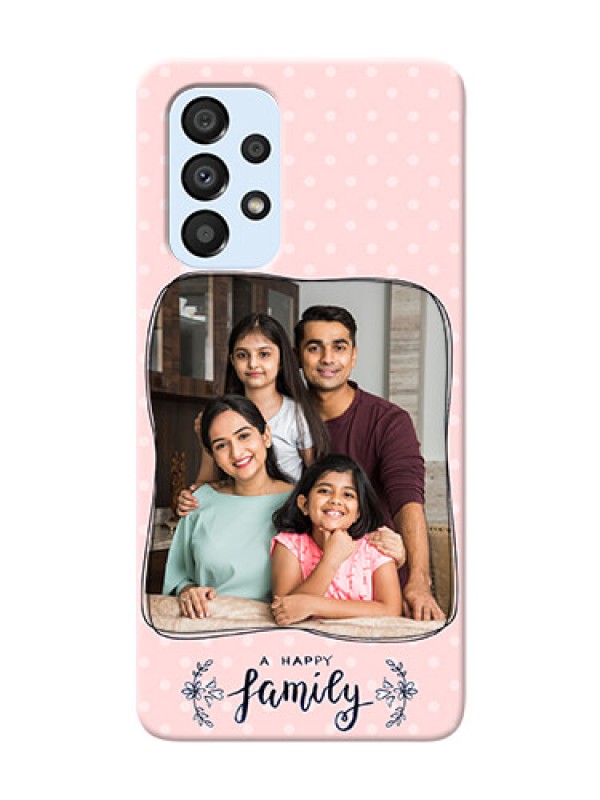 Custom Galaxy A33 5G Personalized Phone Cases: Family with Dots Design