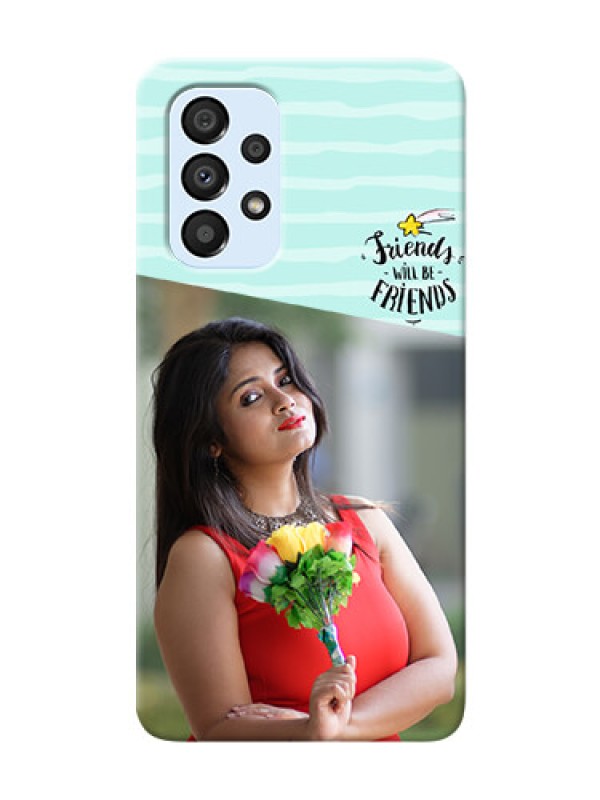 Custom Galaxy A33 5G Mobile Back Covers: Friends Picture Icon Design