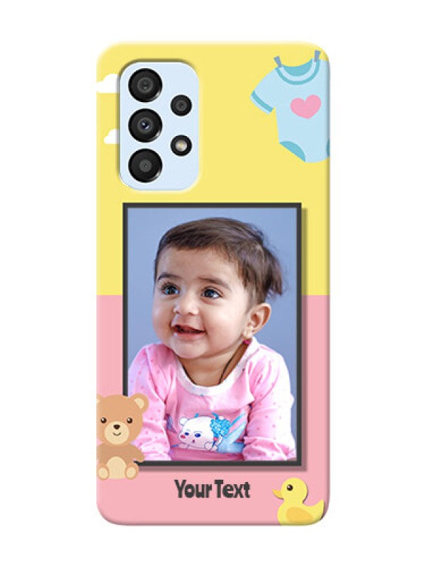Custom Galaxy A33 5G Back Covers: Kids 2 Color Design