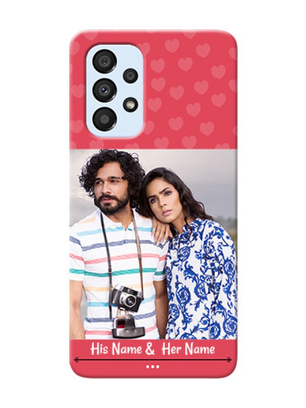 Custom Galaxy A33 5G Mobile Cases: Simple Love Design