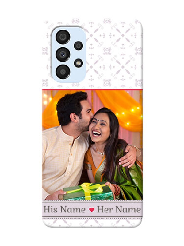 Custom Galaxy A33 5G Phone Cases with Photo and Ethnic Design