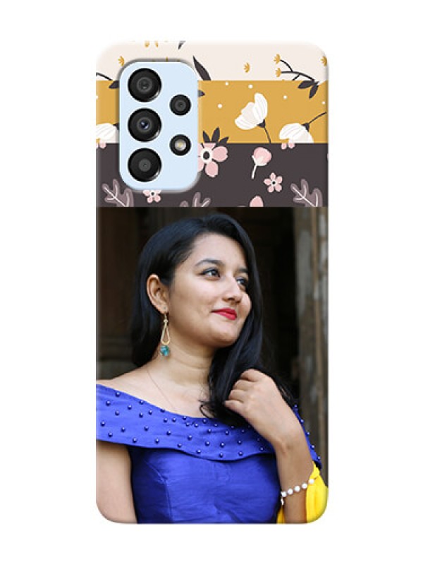 Custom Galaxy A33 5G mobile cases online: Stylish Floral Design
