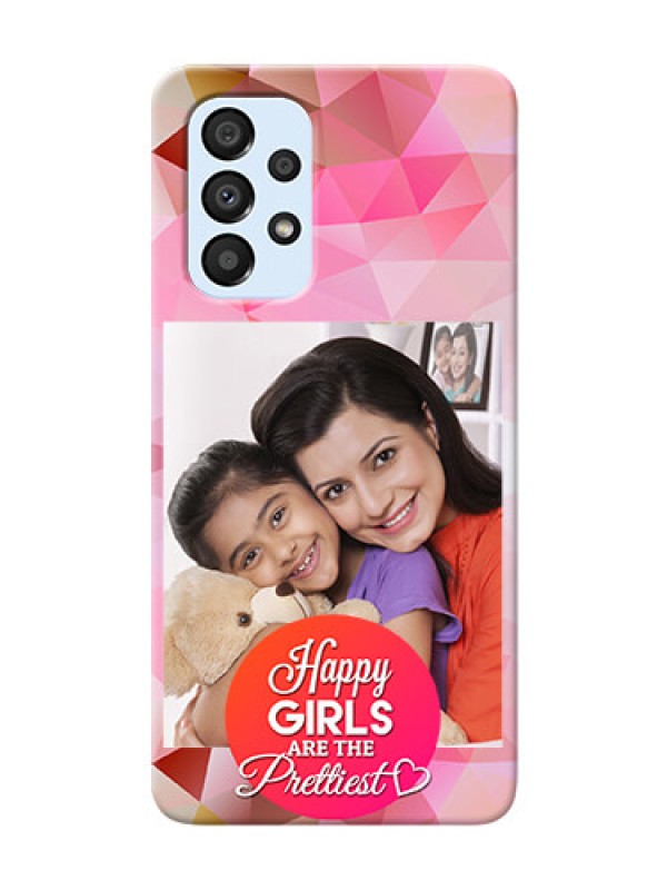 Custom Galaxy A33 5G Personalized Phone Covers: Abstract Triangle Design