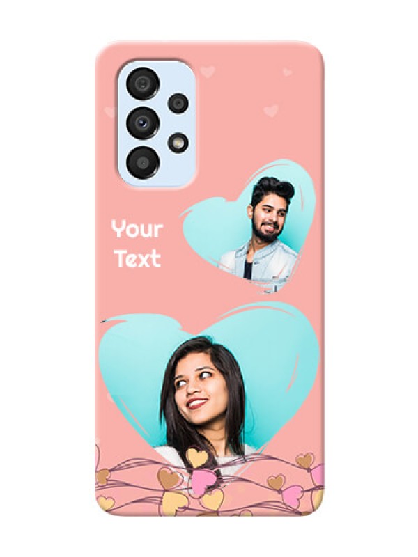 Custom Galaxy A33 5G customized phone cases: Love Doodle Design