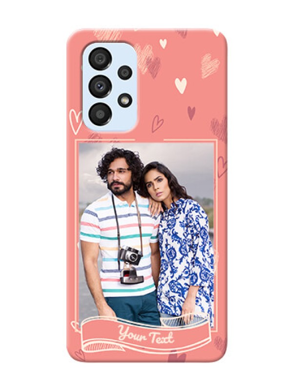 Custom Galaxy A33 5G custom mobile phone cases: love doodle art Design