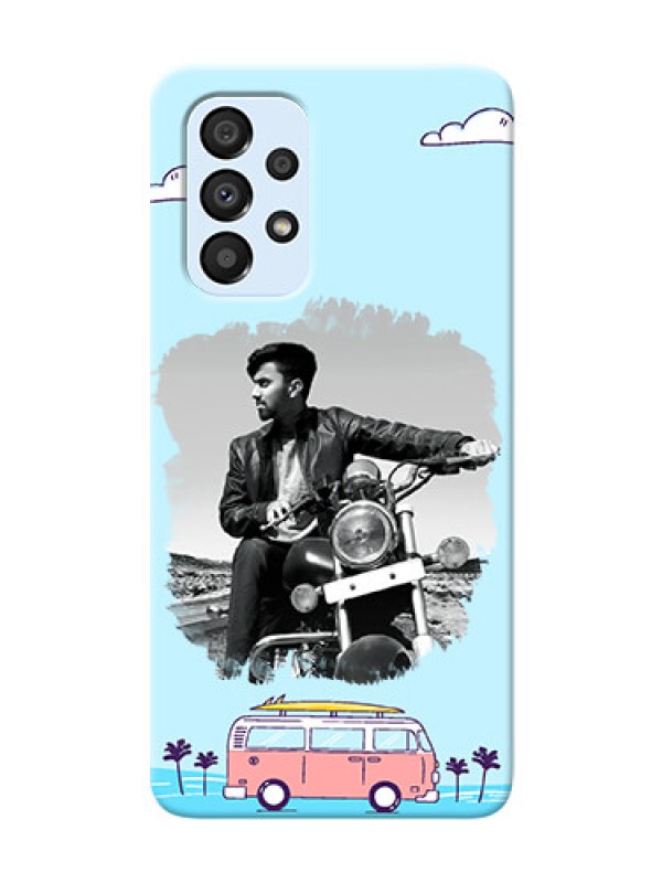 Custom Galaxy A33 5G Mobile Covers Online: Travel & Adventure Design