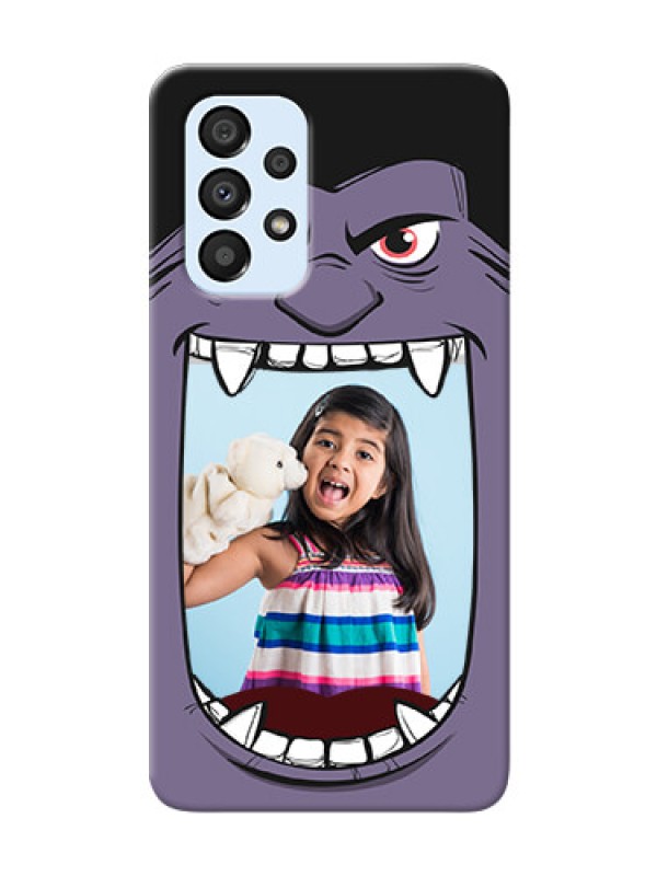 Custom Galaxy A33 5G Personalised Phone Covers: Angry Monster Design