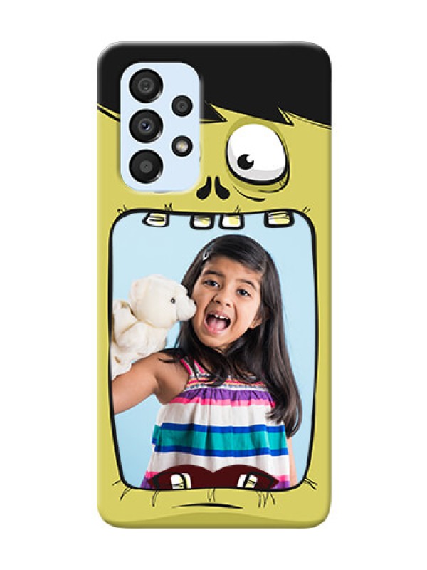 Custom Galaxy A33 5G Mobile Covers: Cartoon monster back case Design