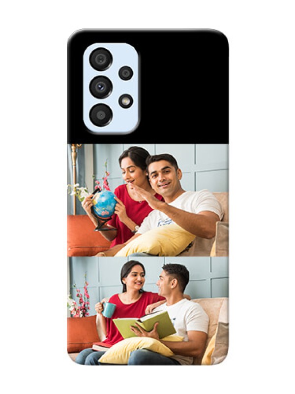 Custom Galaxy A33 5G 2 Images on Phone Cover