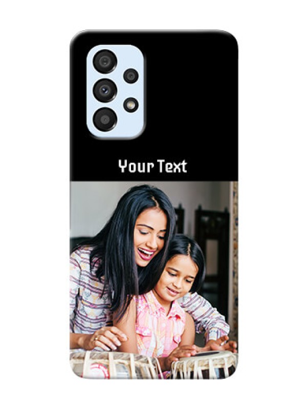 Custom Galaxy A33 5G Photo with Name on Phone Case