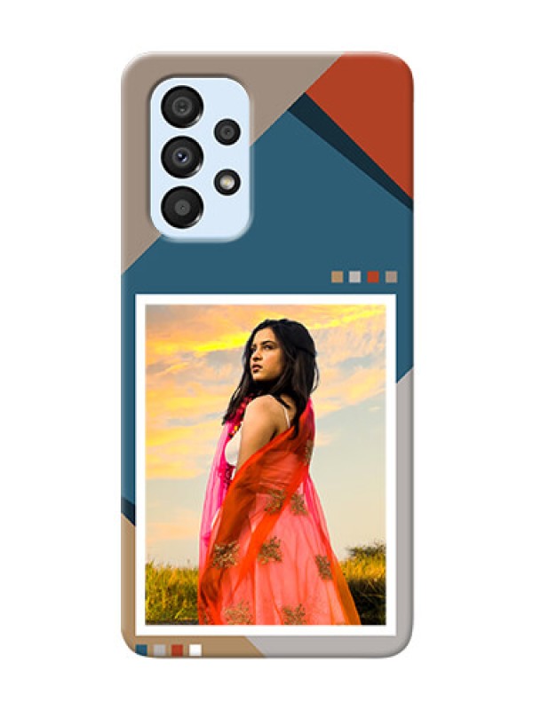 Custom Galaxy A33 5G Mobile Back Covers: Retro color pallet Design