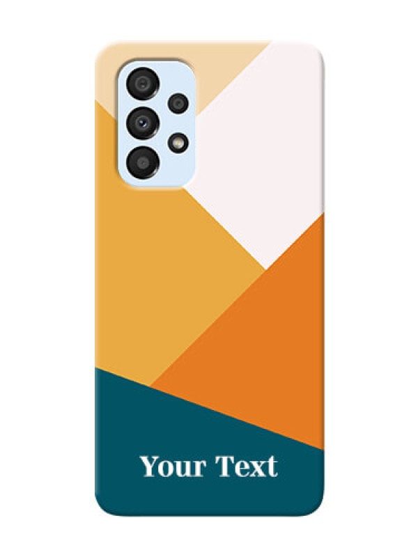 Custom Galaxy A33 5G Custom Phone Cases: Stacked Multi-colour Design
