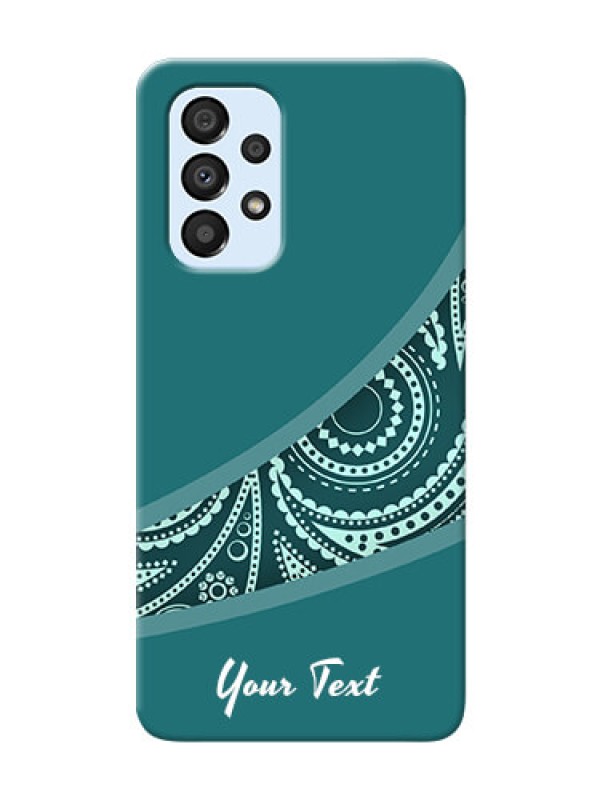 Custom Galaxy A33 5G Custom Phone Covers: semi visible floral Design