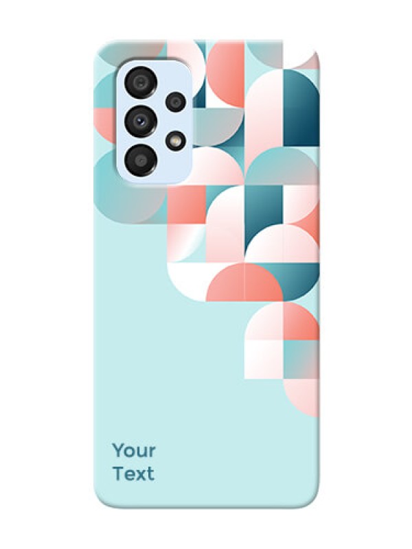 Custom Galaxy A33 5G Back Covers: Stylish Semi-circle Pattern Design