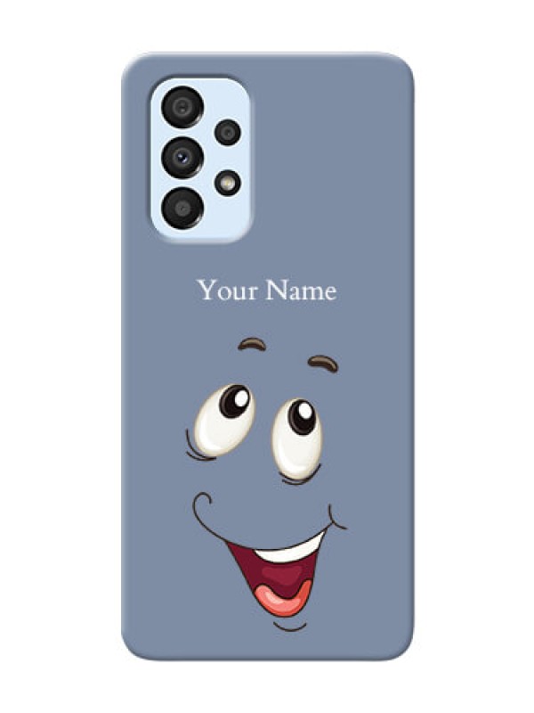 Custom Galaxy A33 5G Phone Back Covers: Laughing Cartoon Face Design