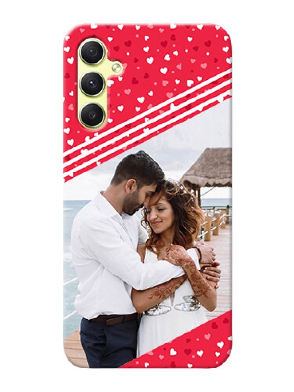 Custom Galaxy A34 5G Custom Mobile Covers: Valentines Gift Design