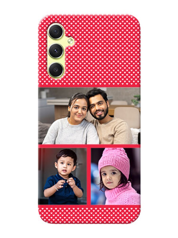 Custom Galaxy A34 5G mobile back covers online: Bulk Pic Upload Design