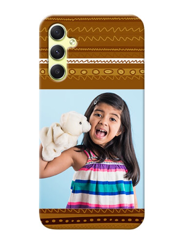 Custom Galaxy A34 5G Mobile Covers: Friends Picture Upload Design 