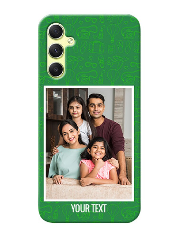 Custom Galaxy A34 5G custom mobile covers: Picture Upload Design