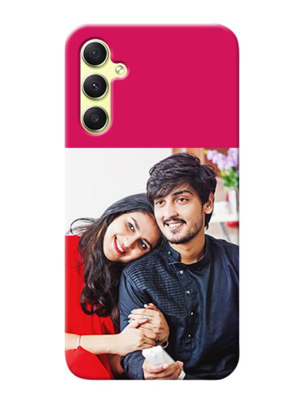 Custom Galaxy A34 5G custom phone cases: Anniversary Cover Design