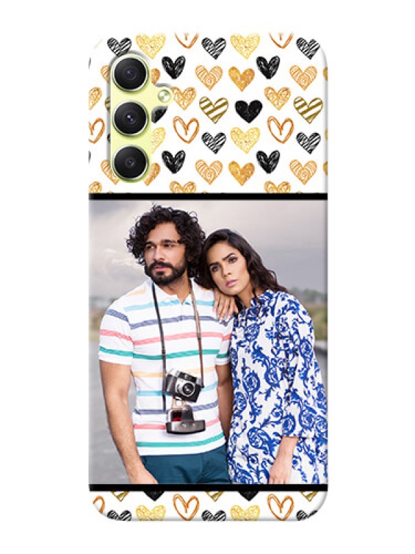 Custom Galaxy A34 5G Personalized Mobile Cases: Love Symbol Design