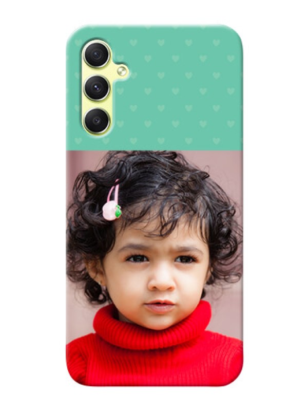 Custom Galaxy A34 5G mobile cases online: Lovers Picture Design