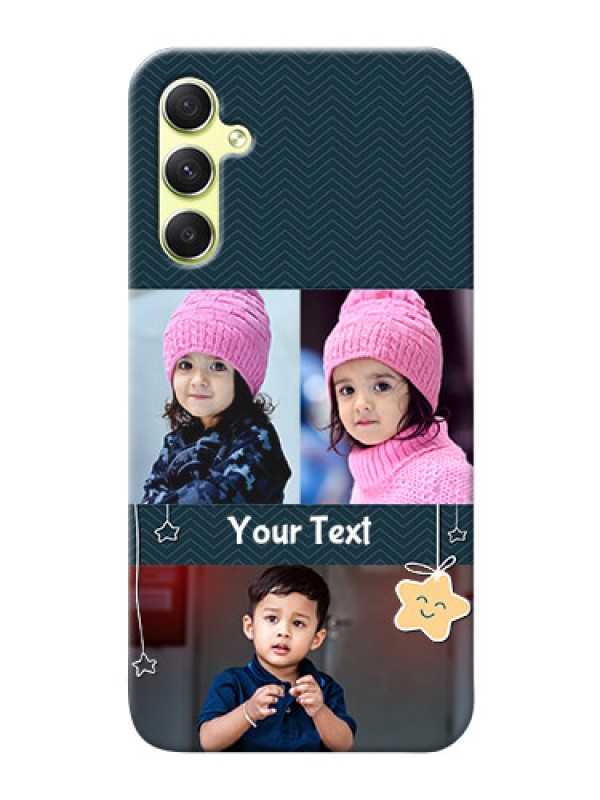 Custom Galaxy A34 5G Mobile Back Covers Online: Hanging Stars Design