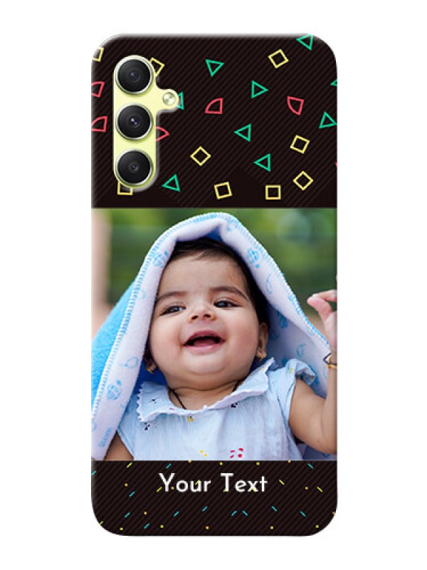 Custom Galaxy A34 5G custom mobile cases with confetti birthday design