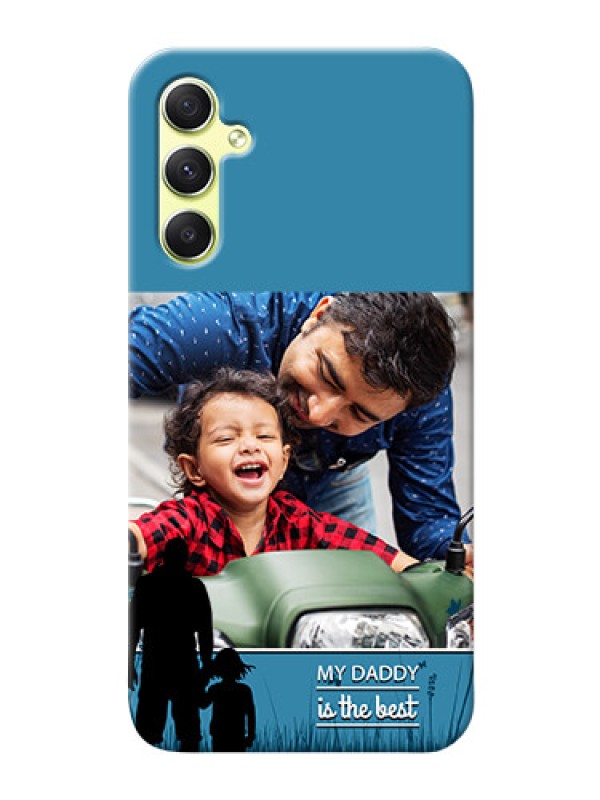 Custom Galaxy A34 5G Personalized Mobile Covers: best dad design 