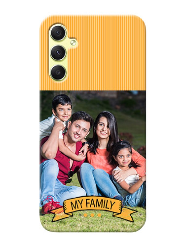 Custom Galaxy A34 5G Personalized Mobile Cases: My Family Design
