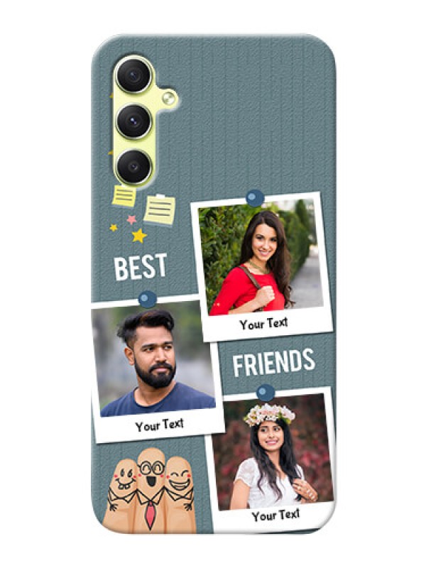 Custom Galaxy A34 5G Mobile Cases: Sticky Frames and Friendship Design