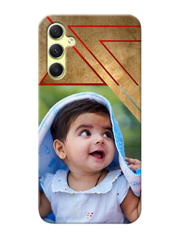 Custom Galaxy A34 5G mobile phone cases: Gradient Abstract Texture Design