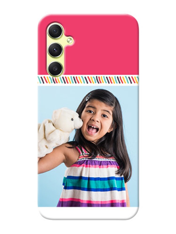 Custom Galaxy A34 5G Personalized Phone Cases: line art design